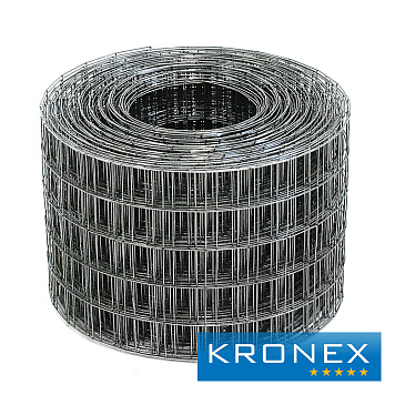 Сетка сварная кладочная оцинкованная KRONEX 50/60/1.4 (рулон 0.25×25 м)