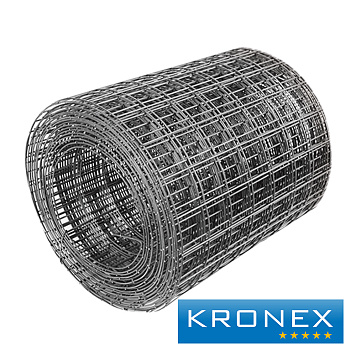 Сетка сварная кладочная оцинкованная KRONEX 50/60/1.4 (рулон 0.35×25 м)