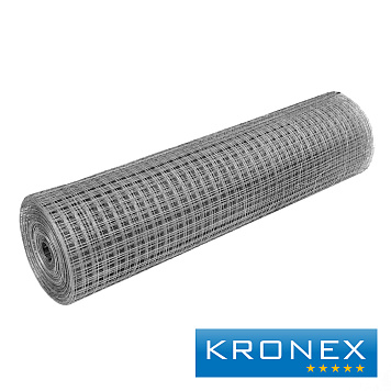 Сетка сварная кладочная оцинкованная KRONEX 50/60/1.4 (рулон 1×25 м)